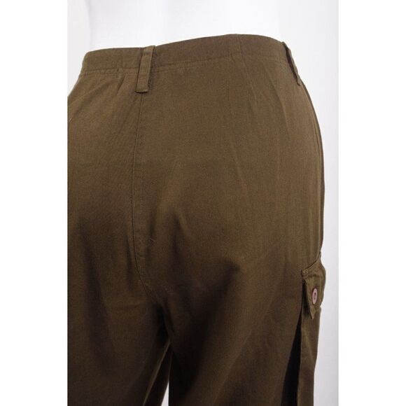 Vintage Johnny Was Womens 2PC Oversized Army Field Jacket L Cargo Joggers Sz 6 - Picture 6 of 12